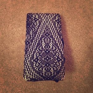 Black footed , printed tights