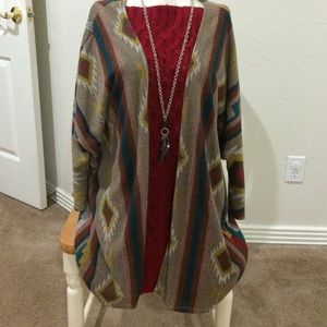 Aztec cardigan. Super cute!
