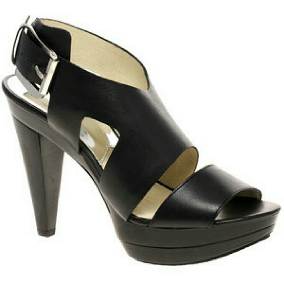 Michael Kors Carla Leather Platform Sandal