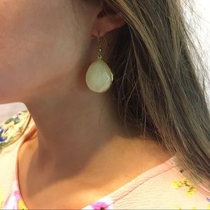 Cream Vintage Earrings