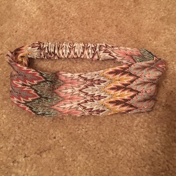 Headband; multi-colored with a hint of glitter