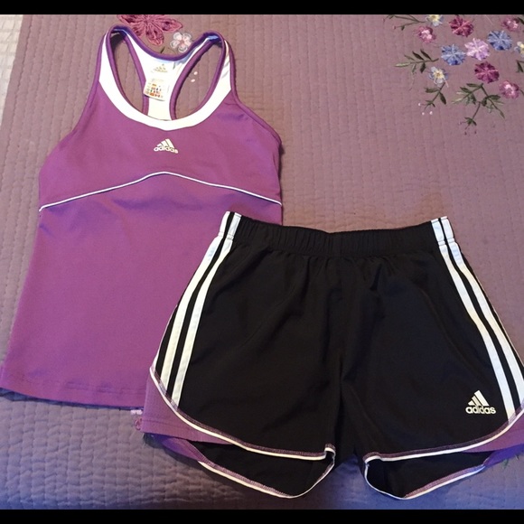 Purple Adidas Outfit