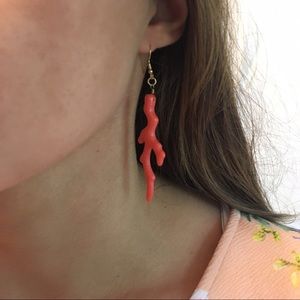 Coral Earrings