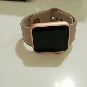 38mm rose gold apple watch sport