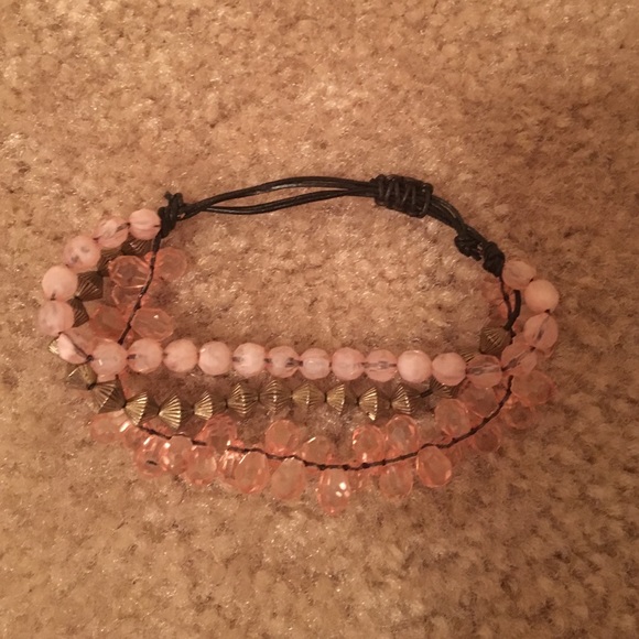 Patel pink and gold bracelet
