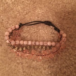 Patel pink and gold bracelet