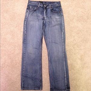 Boys jeans Helix Flypaper size 18 slim boot cut.