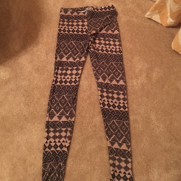 Cotton printed leggings