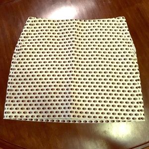 Ann Taylor Loft quilted skirt