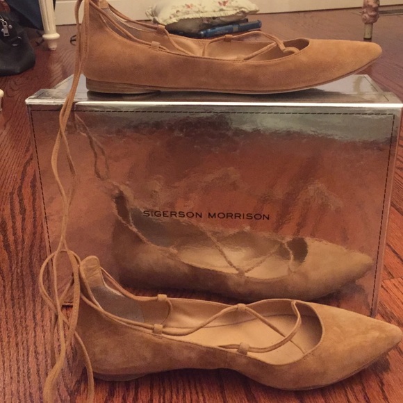 Sigerson Morrison suede flats