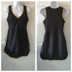 Puma Black Gold Dress Size US Medium