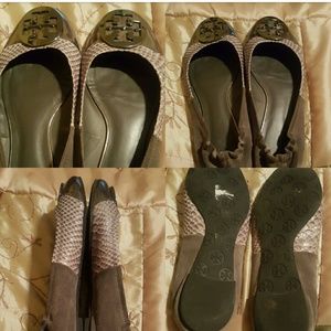 Tory burch ballet flats size 11