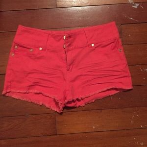 High waisted shorts