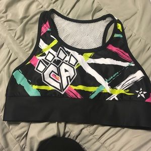 cheer athletics sports bra