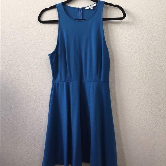 BB Dakota blue skater dress