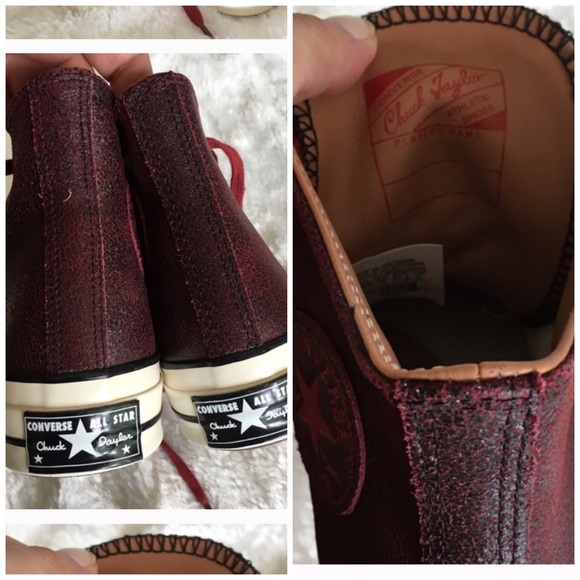 ❗️LAST PAIR(6)❗️ Converse All ⭐️ Leather High Tops - Picture 3 of 4