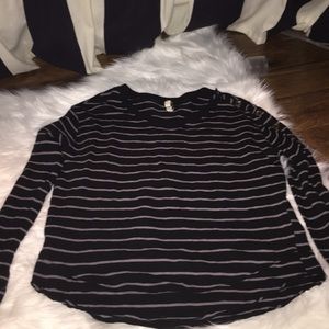 Purple and Black Free People Shirt