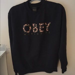 Black Obey Crewneck
