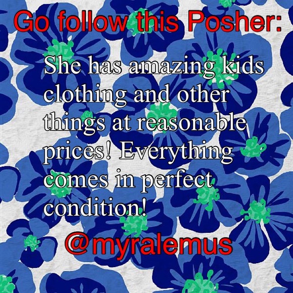 Follow this posher!!! @myralemus