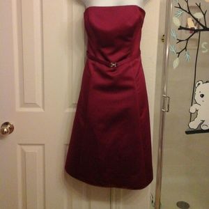 Hot Red evening dress