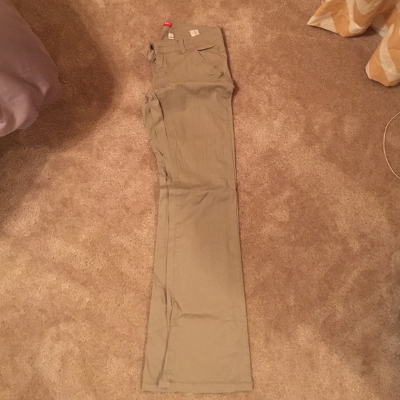 Tan khaki slacks, work pant