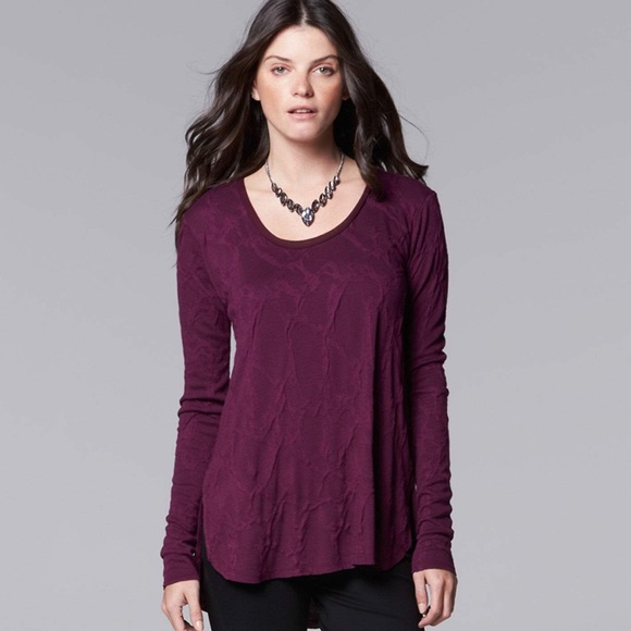 Simply Vera Vera wang textured top