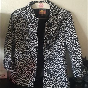 Forever 21 cheetah print blazer