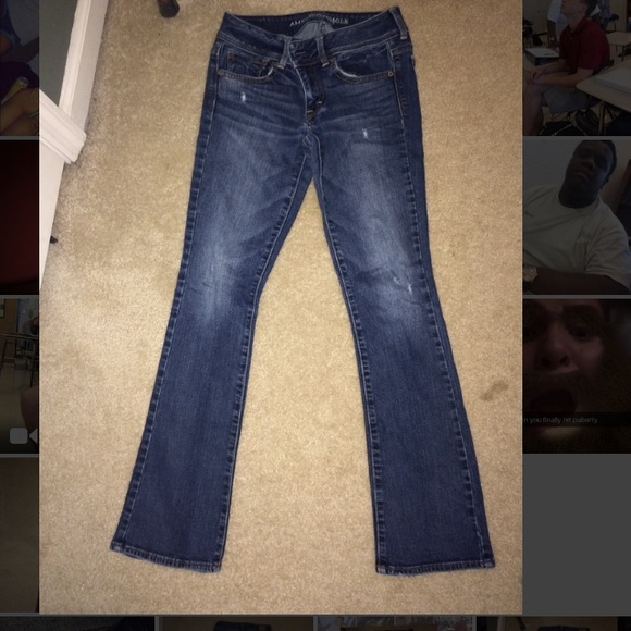American eagle jeans, size two. regular length.