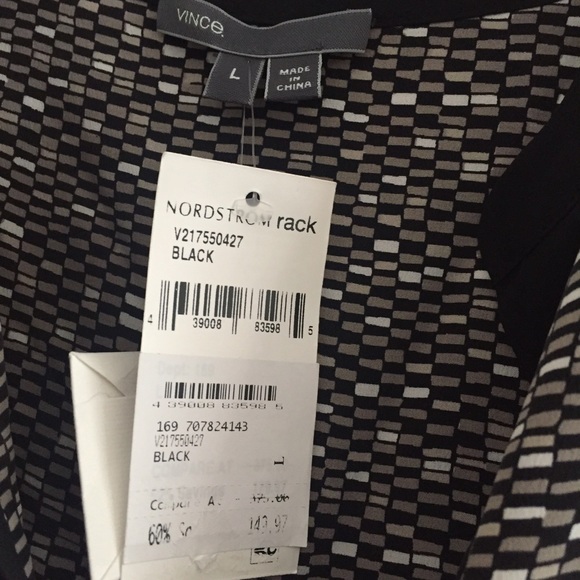 NWT: Vince Silk Tie Waist Dress - Picture 3 of 4