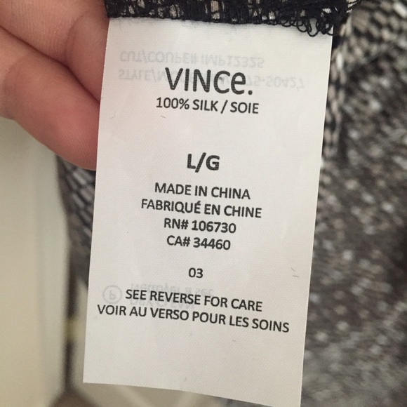 NWT: Vince Silk Tie Waist Dress - Picture 4 of 4