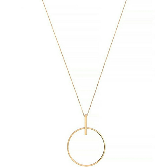 Minimal ring necklace