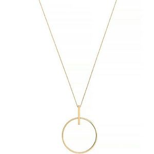 Minimal ring necklace