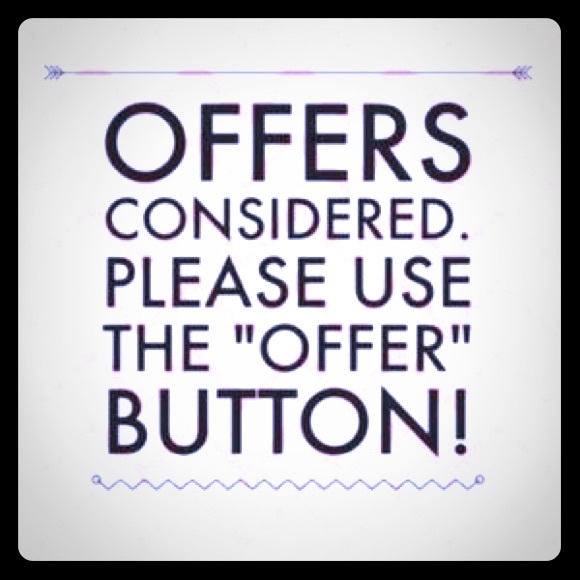 All reasonable offers considered!