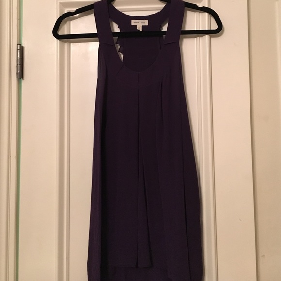 Tank with ruffled-back