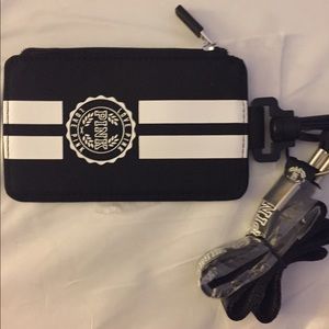 PINK Victoria's Secret Lanyard/ID & Card Holder