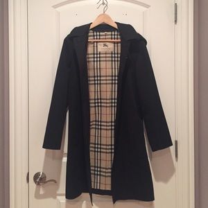 Authentic Hooded Fall Burberry coat