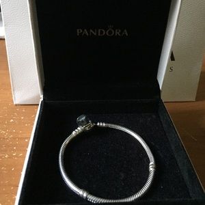 Pandora silver charm bracelet