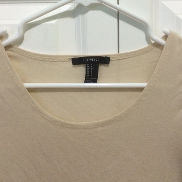 Basic Beige Tee - Picture 3 of 3
