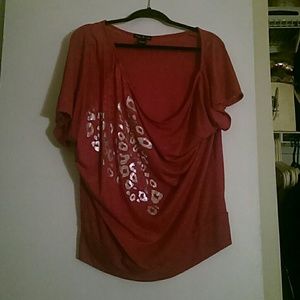 Size 2 torrid off the shoulder twist tee