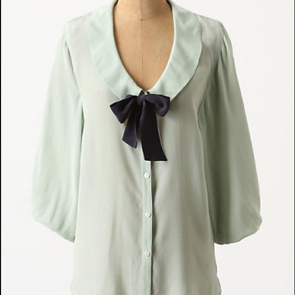 NWT Anthropologie/Odille Slouched Shoulder Blouse - Picture 1 of 4