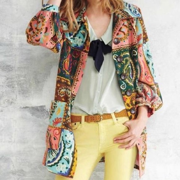 NWT Anthropologie/Odille Slouched Shoulder Blouse - Picture 3 of 4