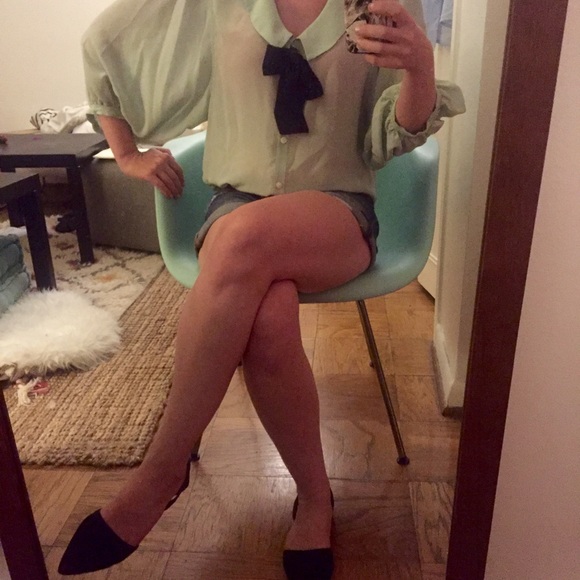 NWT Anthropologie/Odille Slouched Shoulder Blouse - Picture 4 of 4