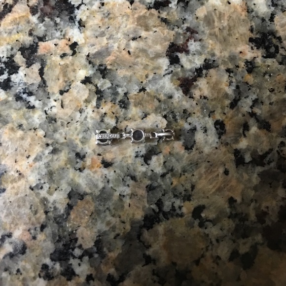 14K Keepsake Pendant 3 gems 2 diamonds - Picture 2 of 4