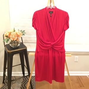 Wrap twist front dress- gently worn (once)