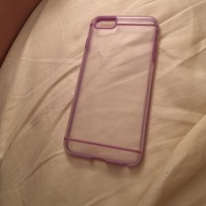 iPhone 6s Plus see through purple case