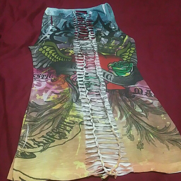 ♤Razorcut crown wings majestic sacred heart tie - Picture 2 of 2