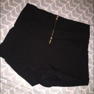 High waisted dress shorts