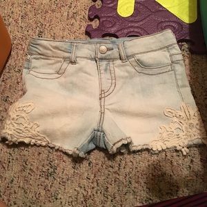 Girls shorts size medium