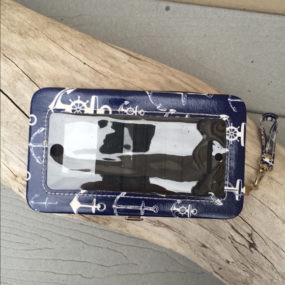 Phone and wallet case with wristlet strap - Picture 1 of 3