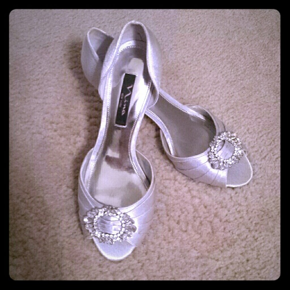 Dressy Silver Pumps